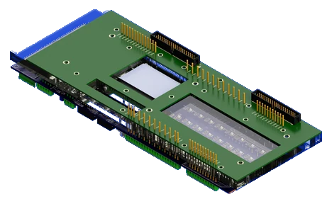 QC tester built by elpra for production testing, 3D render