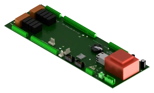 Medical gas control board built by elpra, 3D render